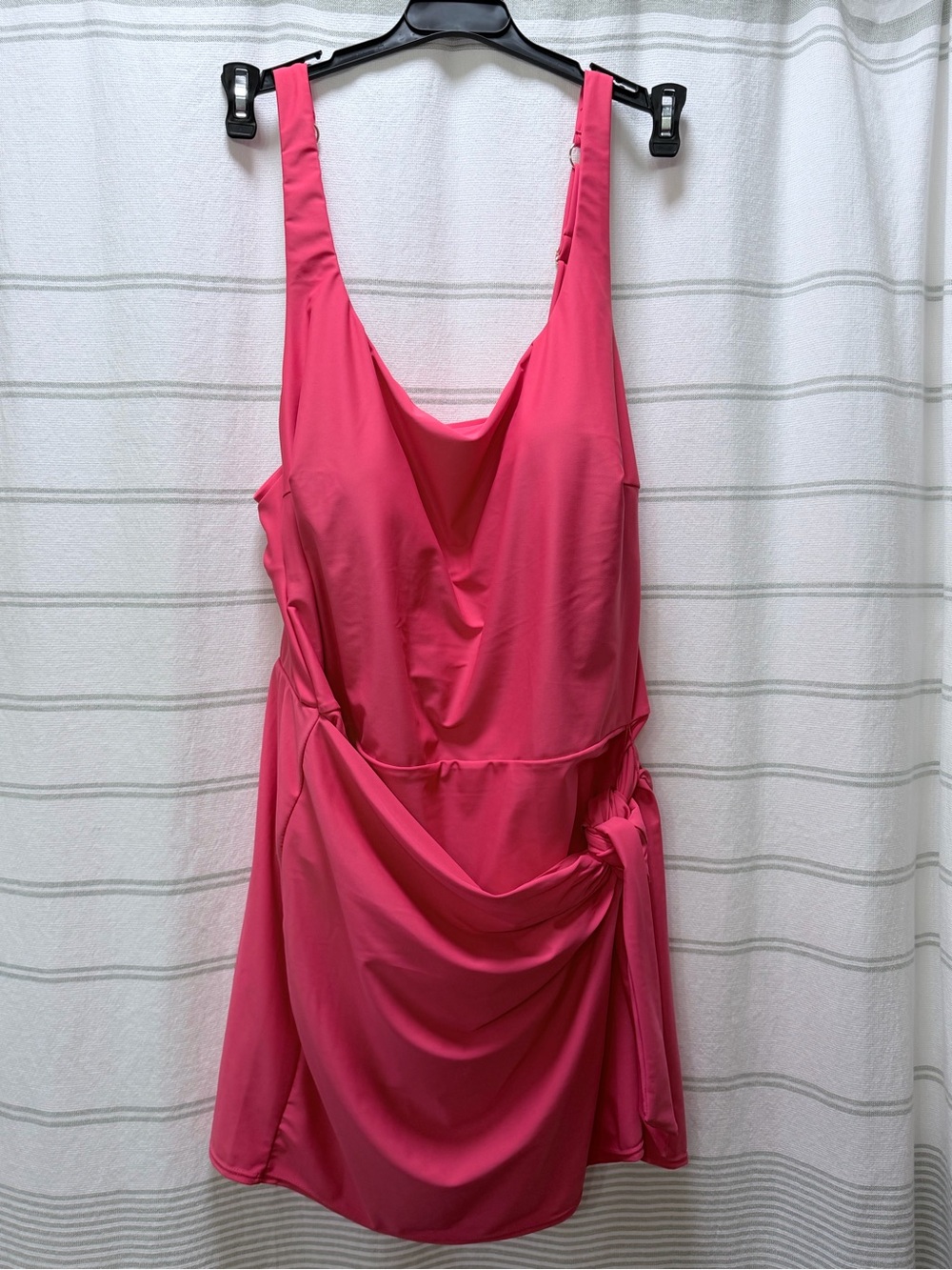NWT Pink Women's Swim Wrap Dress - Time & Tru